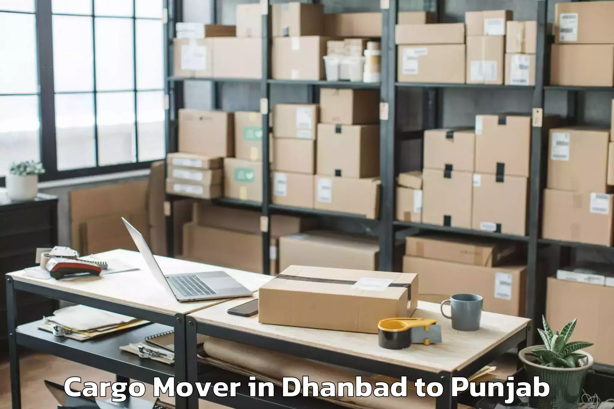 Easy Dhanbad to Raja Sansi Cargo Mover Booking